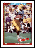 1991 Topps Harvey Williams Rookie Kansas City Chiefs #130