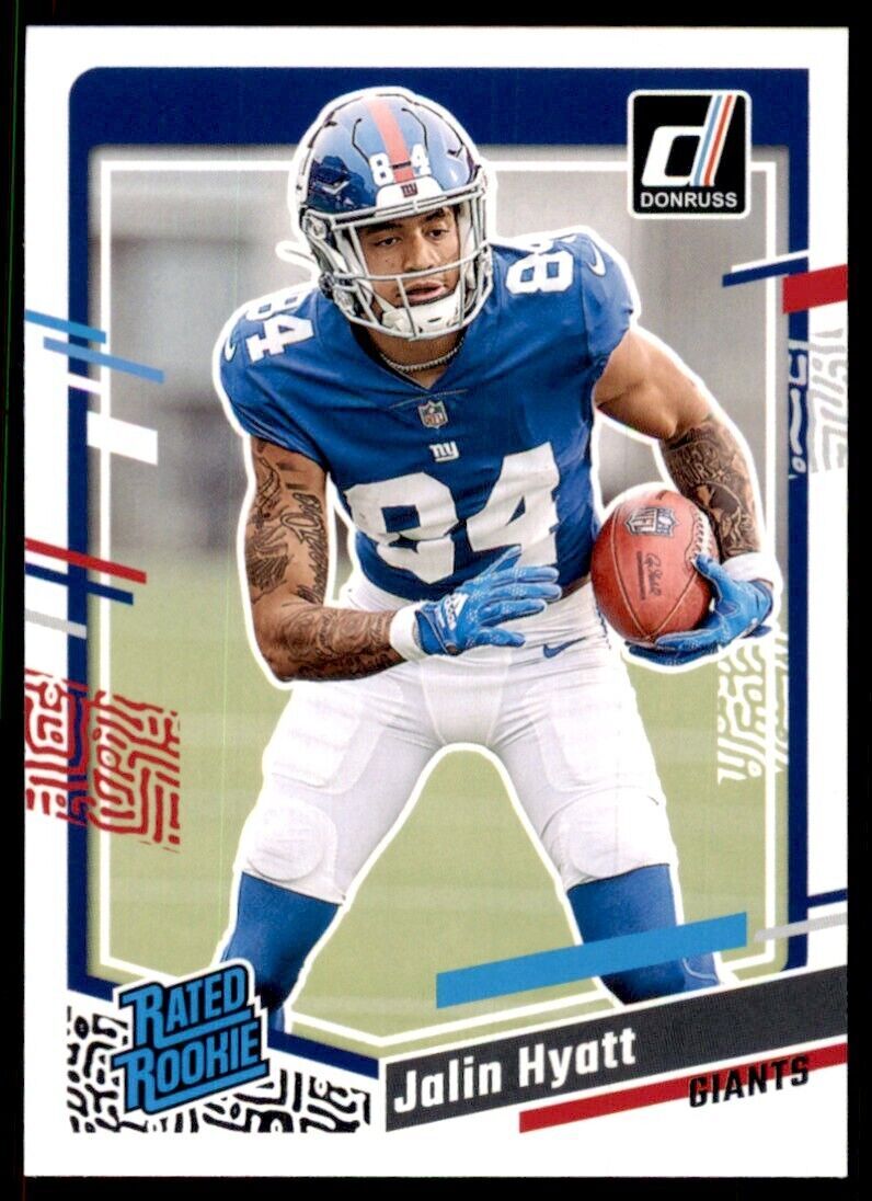 2023 Donruss Jalin Hyatt New York Giants #378