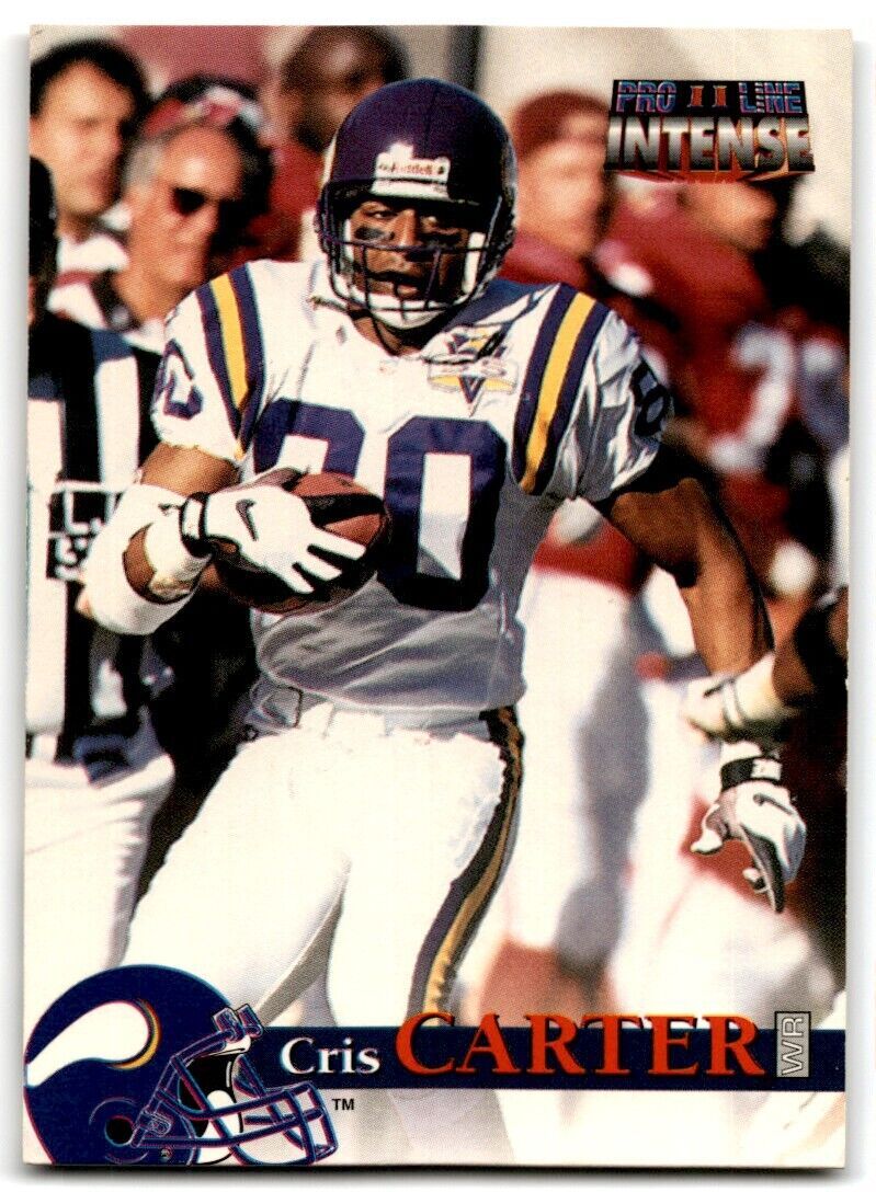 1996 Pro Line II Intense Double Intensity Chris Carter Minnesota Vikings #10