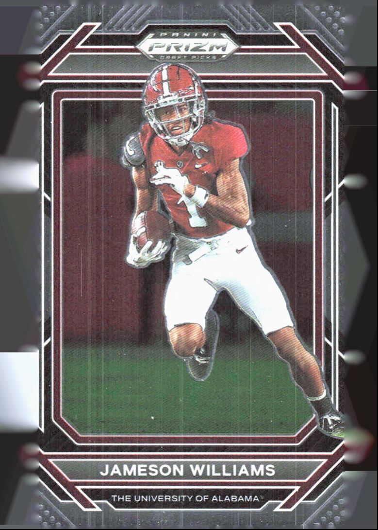 2023 Panini Prizm Draft Picks Jameson Williams Alabama Crimson Tide #47