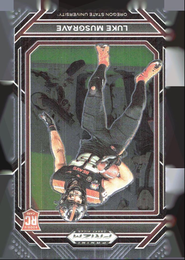2023 Panini Prizm Draft Picks Luke Musgrave Oregon State Beavers #158