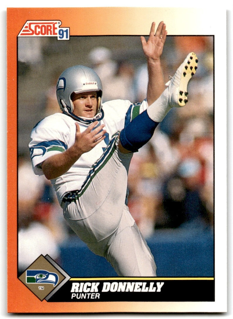 1991 Score Rick Donnelly Seattle Seahawks #442