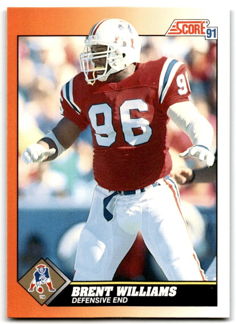 1991 Score Brent Williams New England Patriots #402