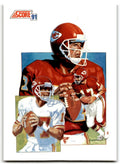 1991 Score Steve DeBerg Kansas City Chiefs #662