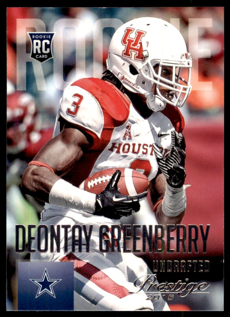 2015 Panini Prestige Deontay Greenberry Rookie Dallas Cowboys #228