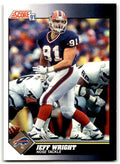 1991 Score Jeff Wright Rookie Buffalo Bills #493