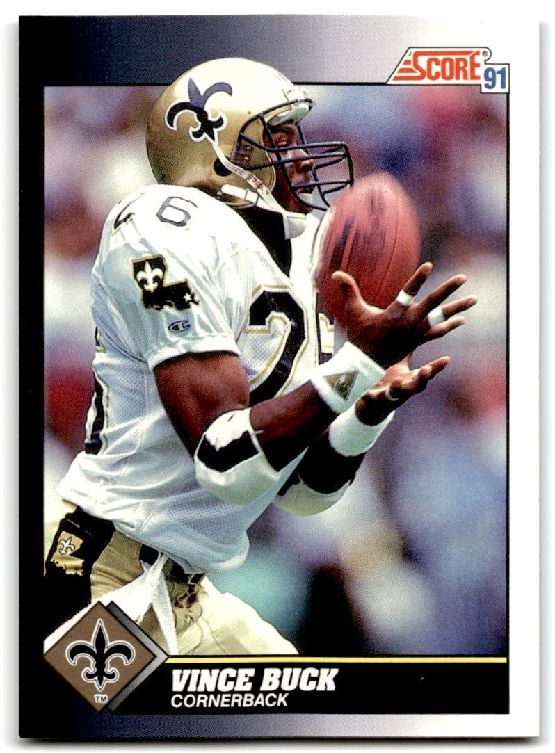 1991 Score Vince Buck New Orleans Saints #528