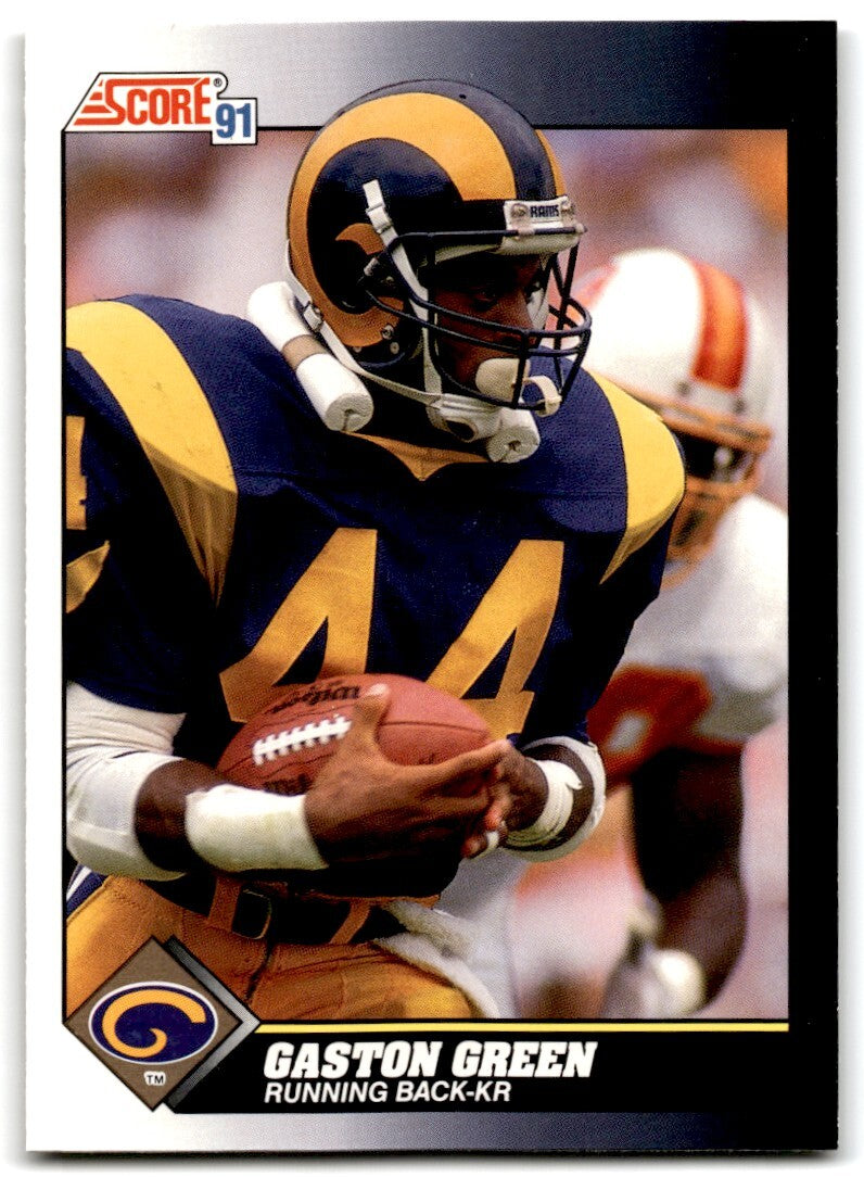 1991 Score Gaston Green Los Angeles Rams #554