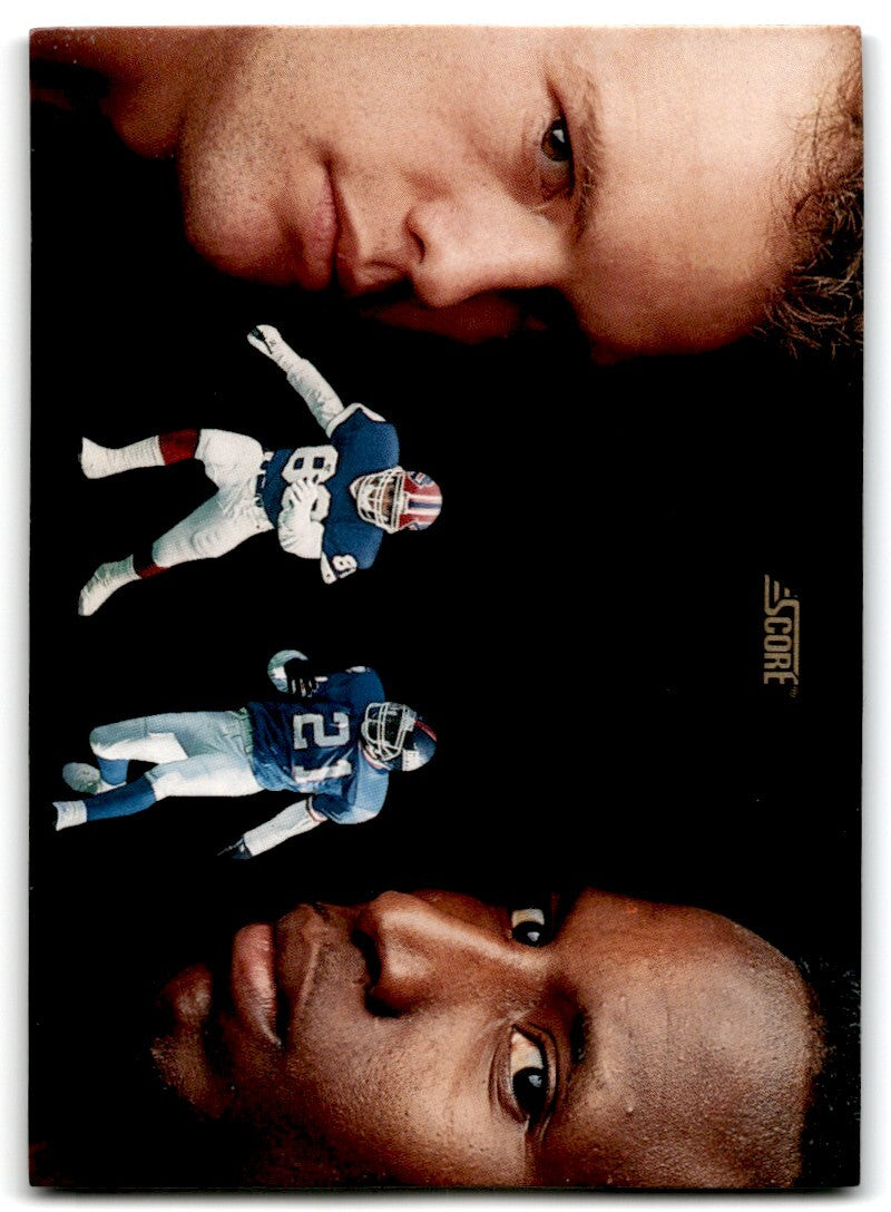 1991 Score Steve Tasker/Reyna Thompson Buffalo Bills/New York Giants #331