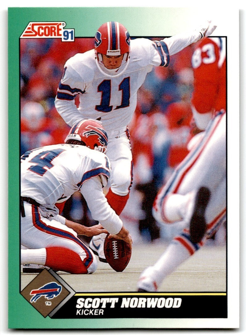 1991 Score Scott Norwood Buffalo Bills #251