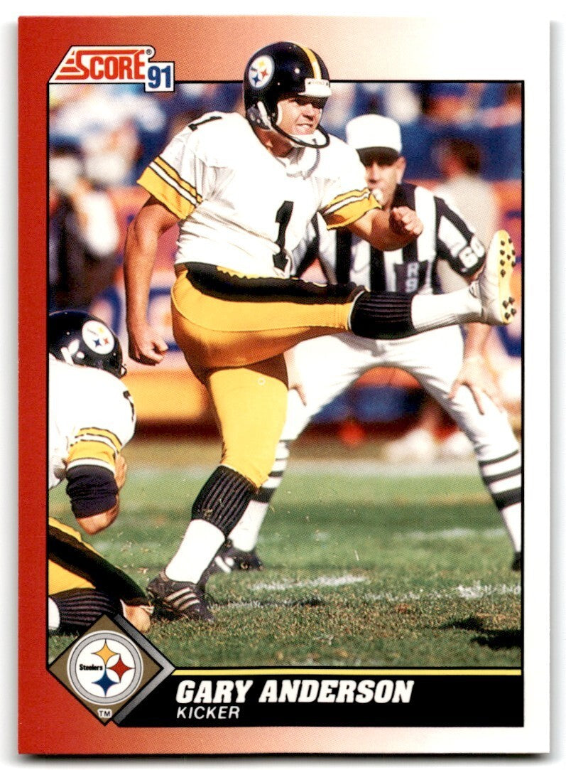 1991 Score Gary Anderson Pittsburgh Steelers #121