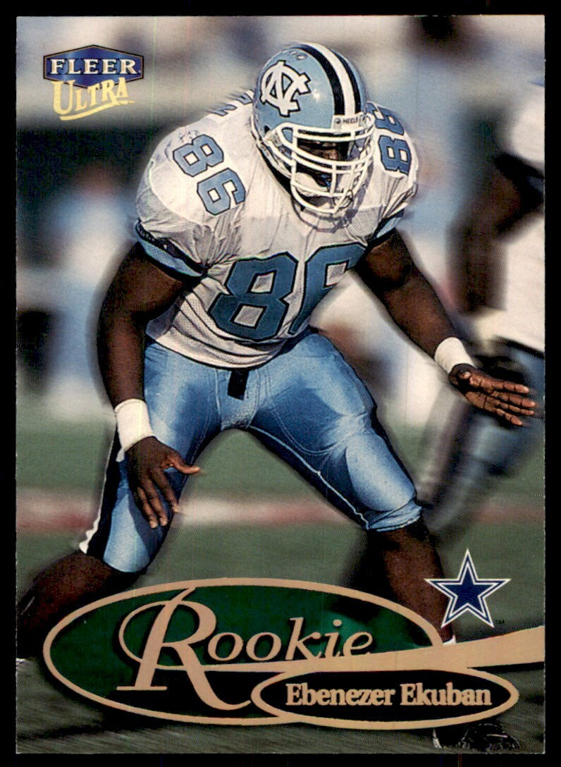 1999 Fleer Ultra Ebenezer Ekuban Rookie Dallas Cowboys #274R