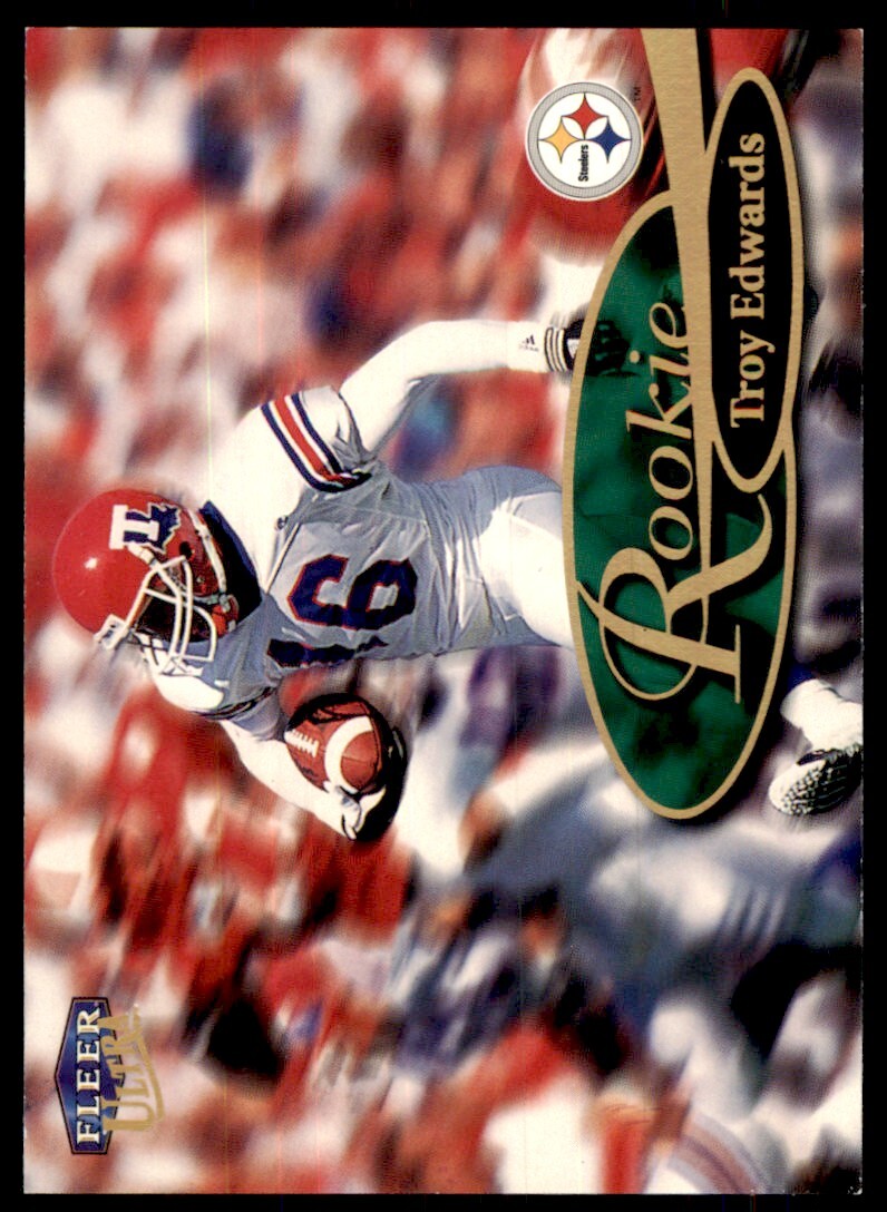 1999 Fleer Ultra Troy Edwards Pittsburgh Steelers #285R