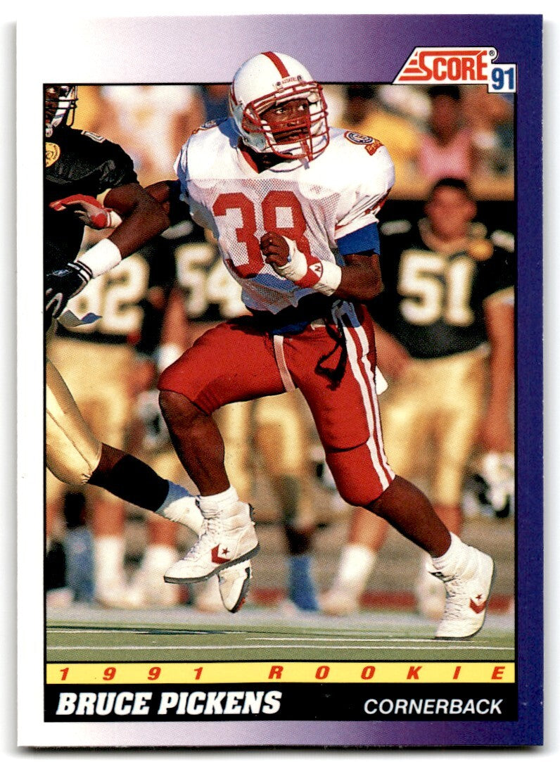 1991 Score Bruce Pickens Rookie Atlanta Falcons #615