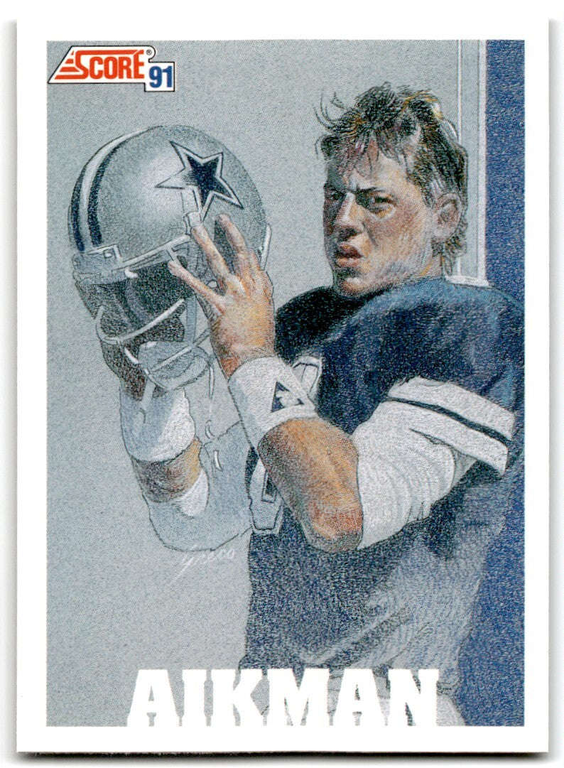 1991 Score Troy Aikman Dallas Cowboys #631