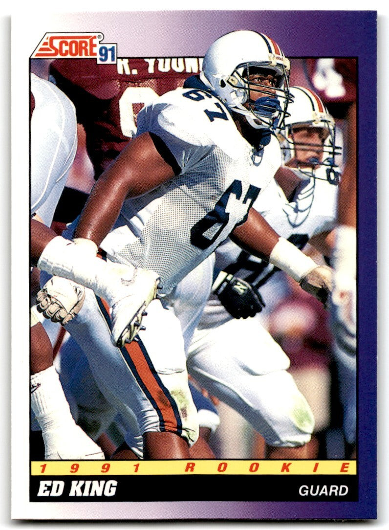 1991 Score Ed King Rookie Cleveland Browns #572