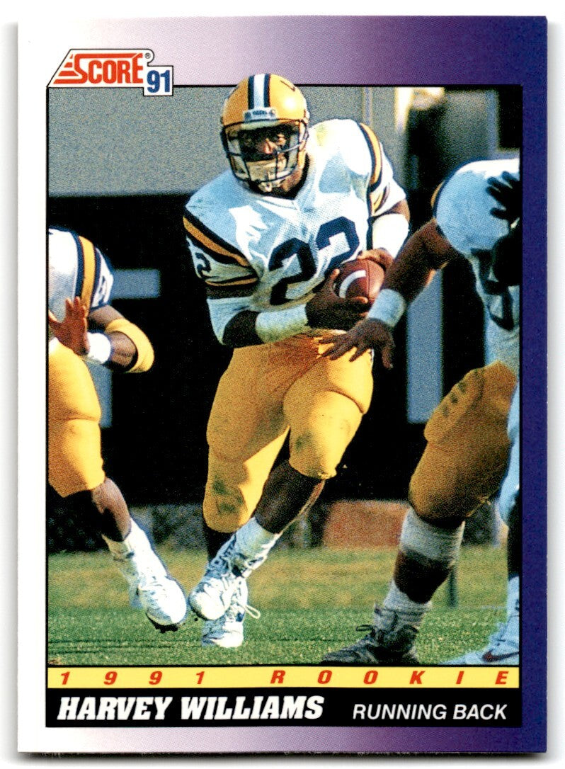 1991 Score Harvey Williams Rookie Kansas City Chiefs #588