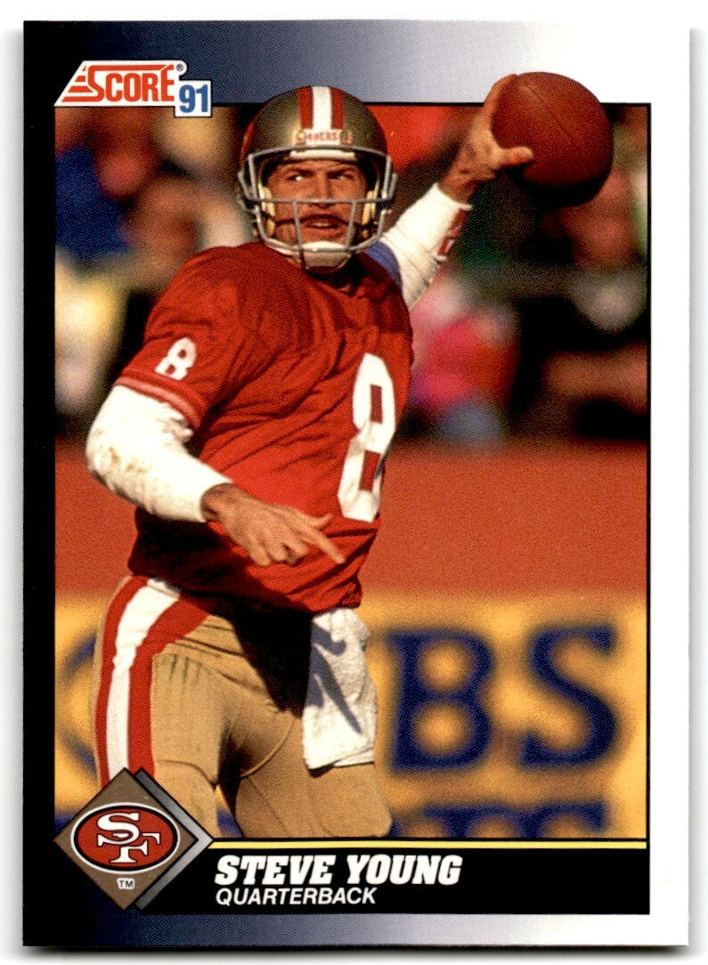 1991 Score Steve Young San Francisco 49ers #505