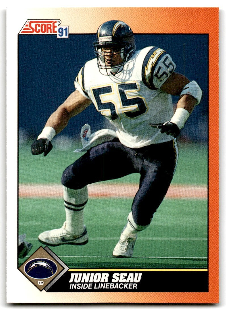 1991 Score Junior Seau San Diego Chargers #354