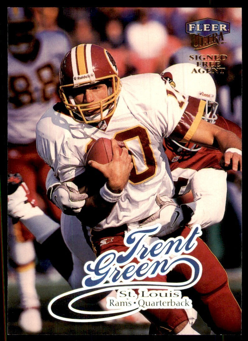 1999 Fleer Ultra Trent Green St. Louis Rams #23