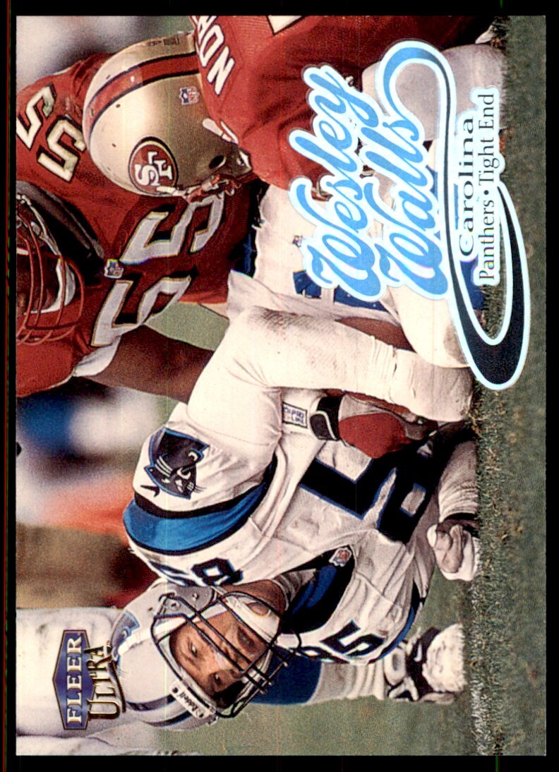 1999 Fleer Ultra Wesley Walls Carolina Panthers #77