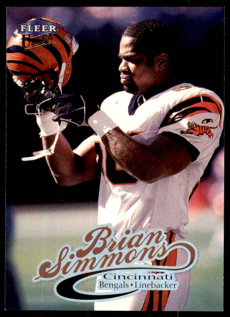 1999 Fleer Ultra Brian Simmons Cincinnati Bengals #89
