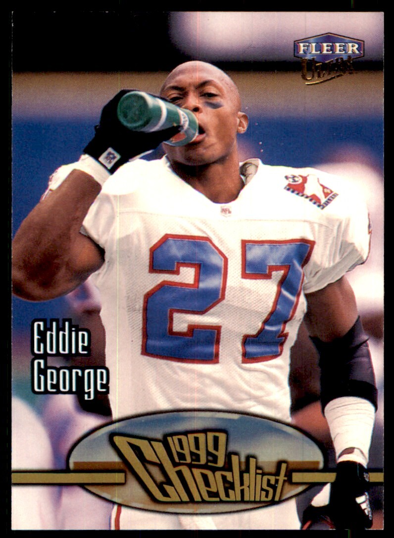 1999 Fleer Ultra Eddie George Checklist Tennessee Titans #249