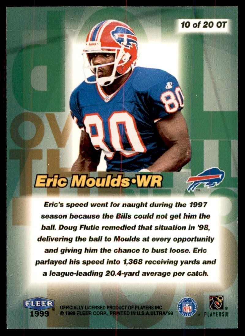 1999 Fleer Ultra Eric Moulds Top 10 Buffalo Bills #20