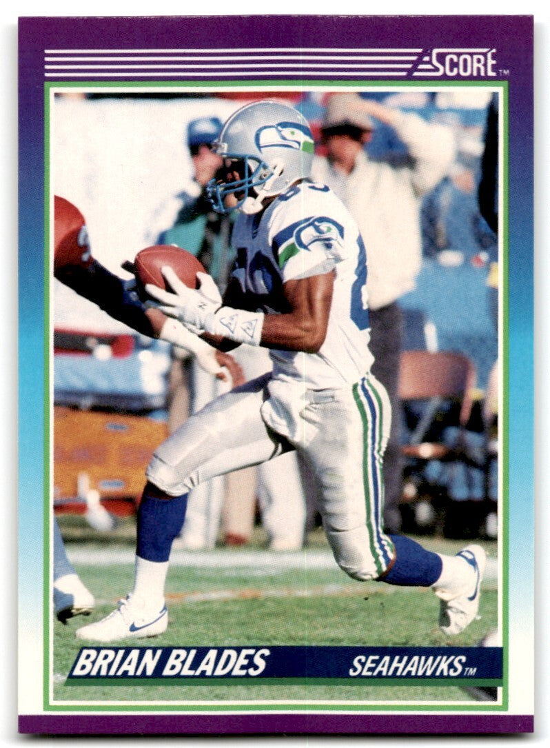 1990 Score Brian Blades Seattle Seahawks #139