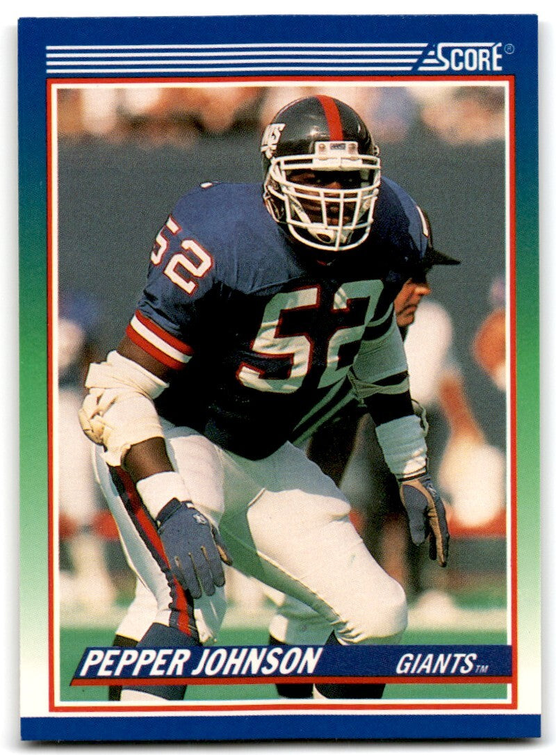 1990 Score Pepper Johnson New York Giants #361