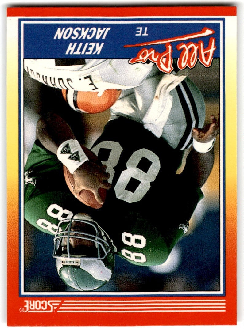 1990 Score Keith Jackson Philadelphia Eagles #588