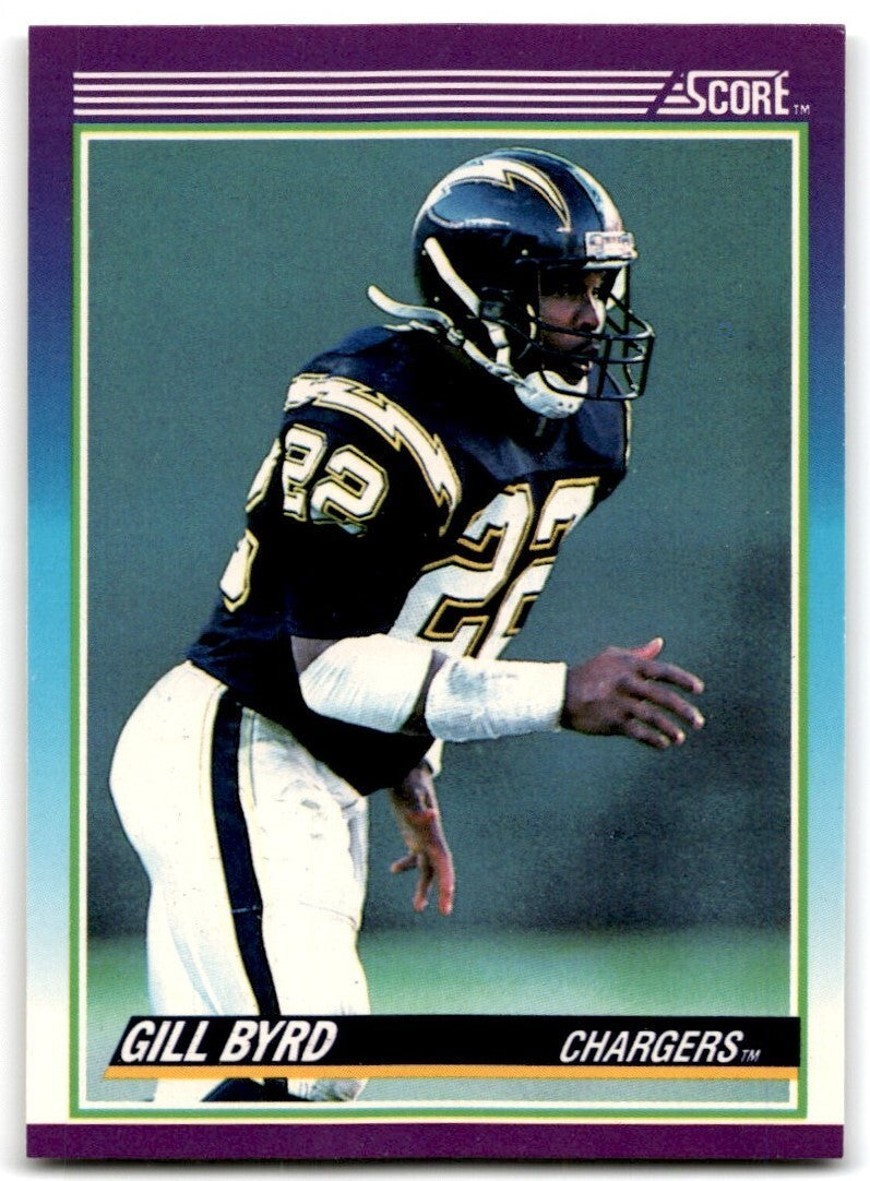 1990 Score Gill Byrd San Diego Chargers #218