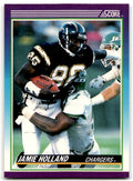 1990 Score Jamie Holland San Diego Chargers #211