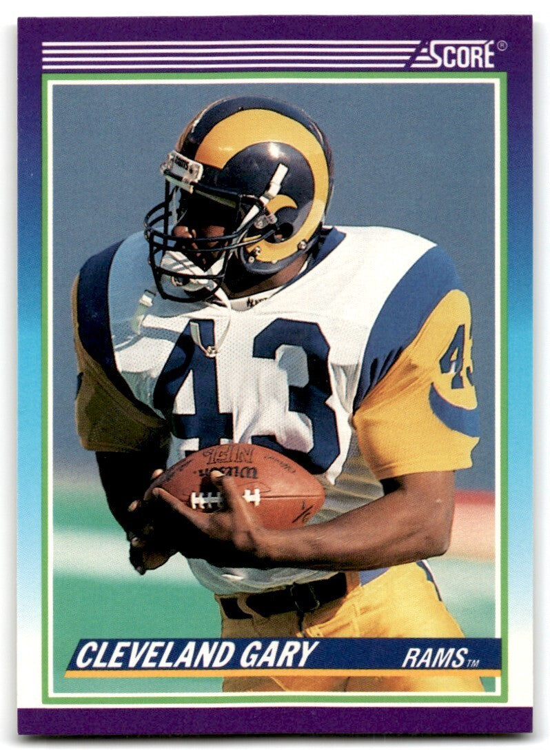 1990 Score Cleveland Gary Los Angeles Rams #508