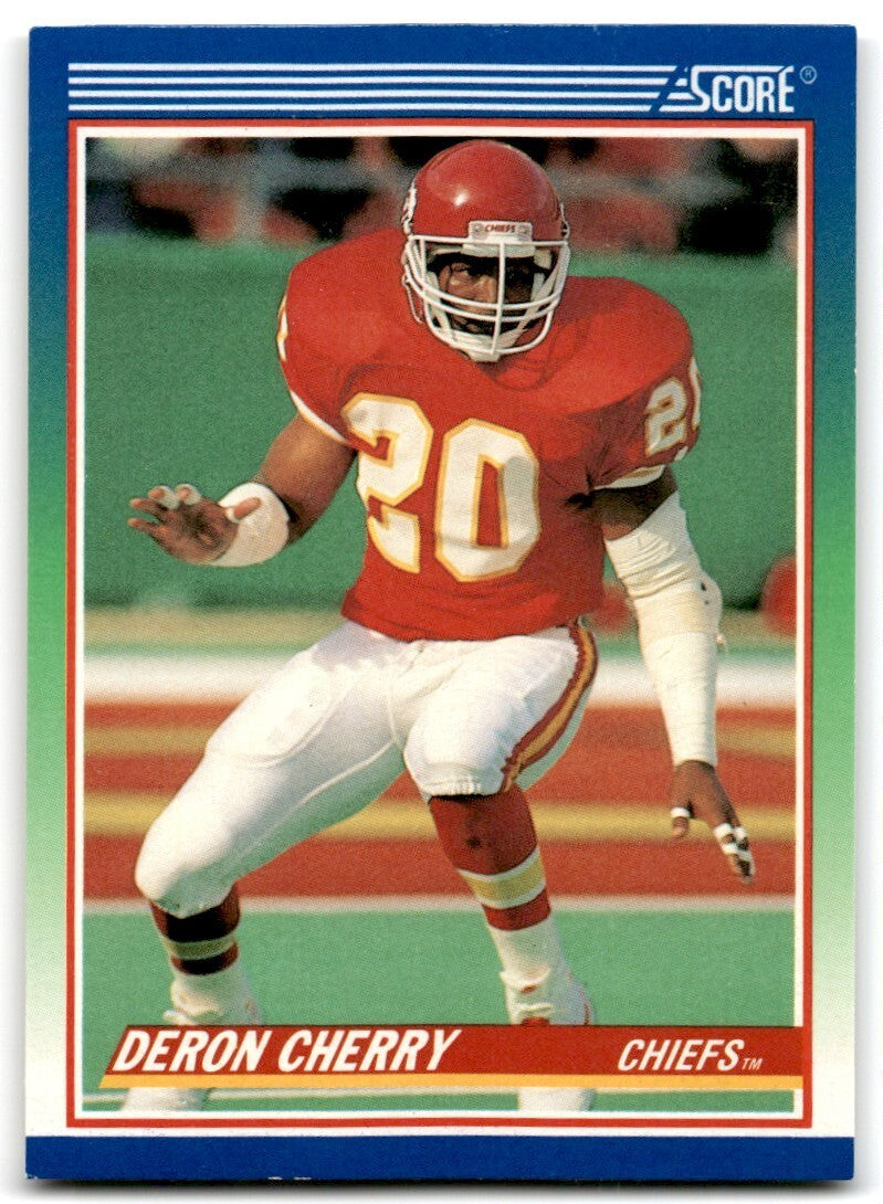 1990 Score Deron Cherry Kansas City Chiefs #440