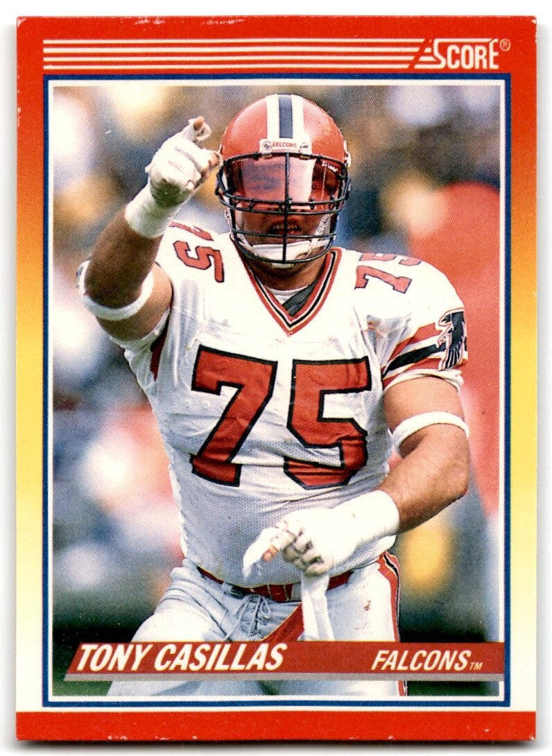 1990 Score Tony Casillas Atlanta Falcons #658