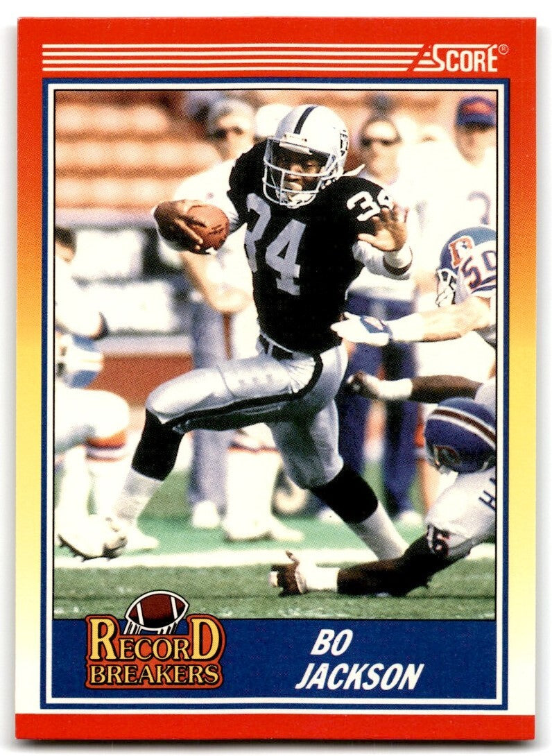 1990 Score Bo Jackson Los Angeles Raiders #591