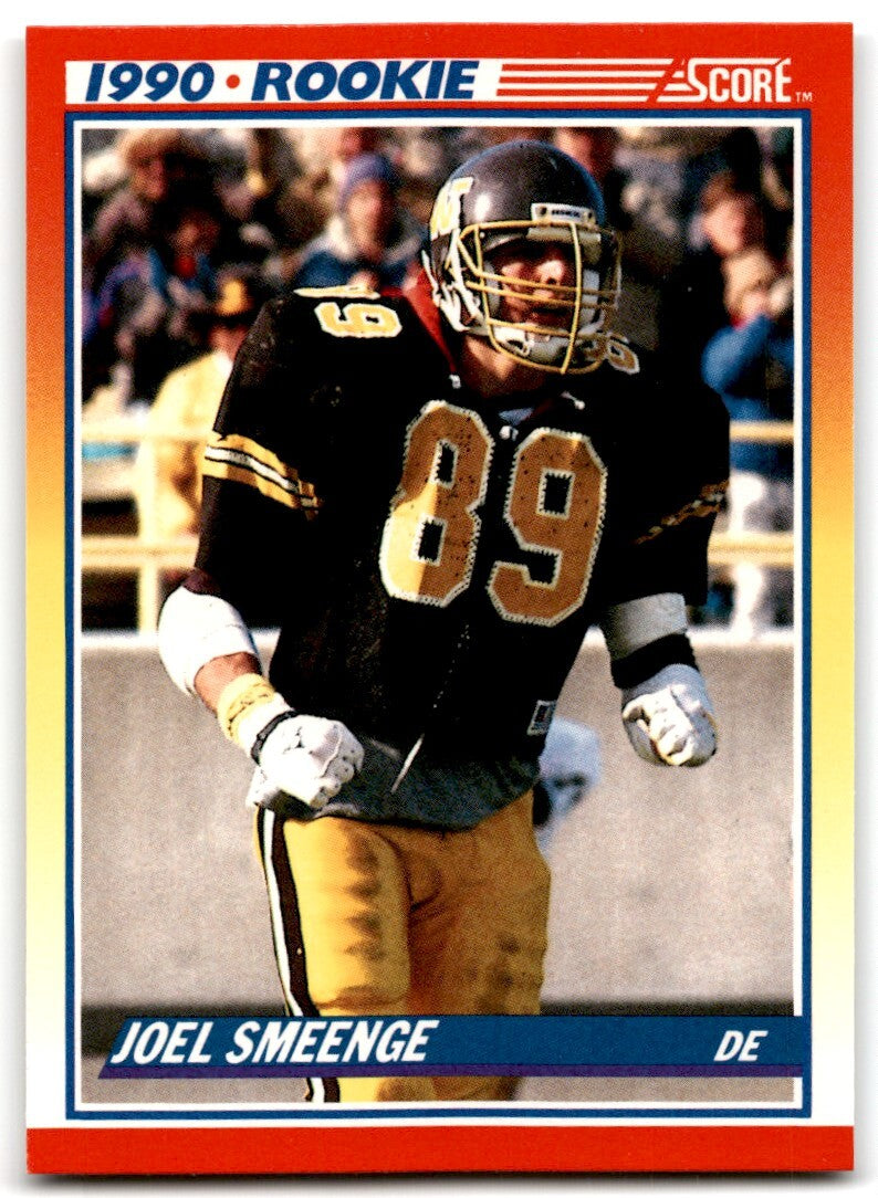 1990 Score Joel Smeenge Rookie Western Michigan Broncos #294