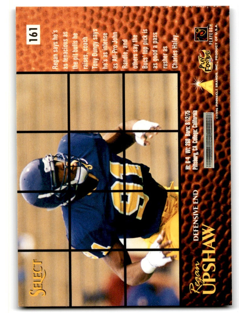 1996 Select Regan Upshaw Rookie Tampa Bay Buccaneers #161