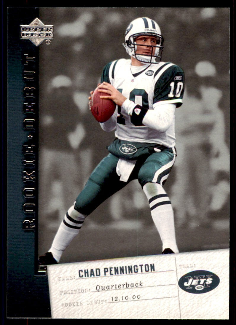 2006 Upper Deck Rookie Debut Chad Pennington New York Jets #67