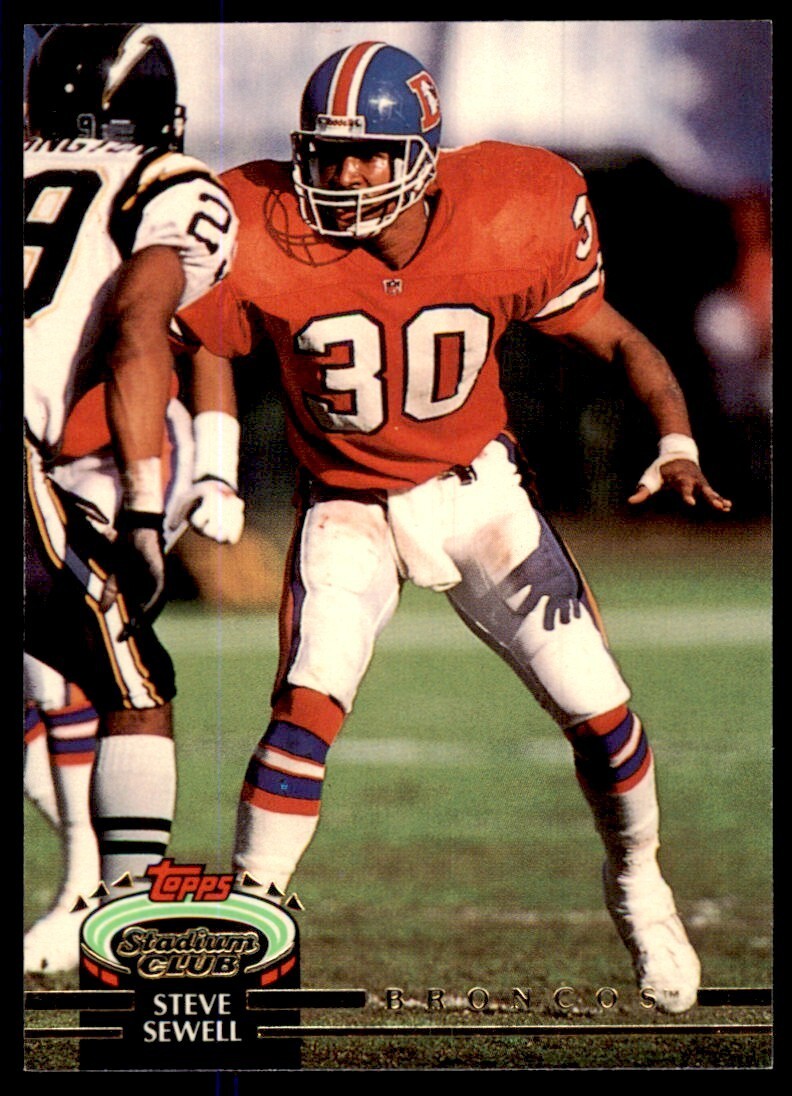 1992 Stadium Club Steve Sewell Football Cards #337