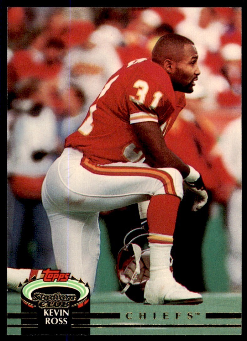 1992 Stadium Club Kevin Ross Football Cards #376