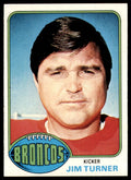 1976 Topps Jim Turner Football Cards #421