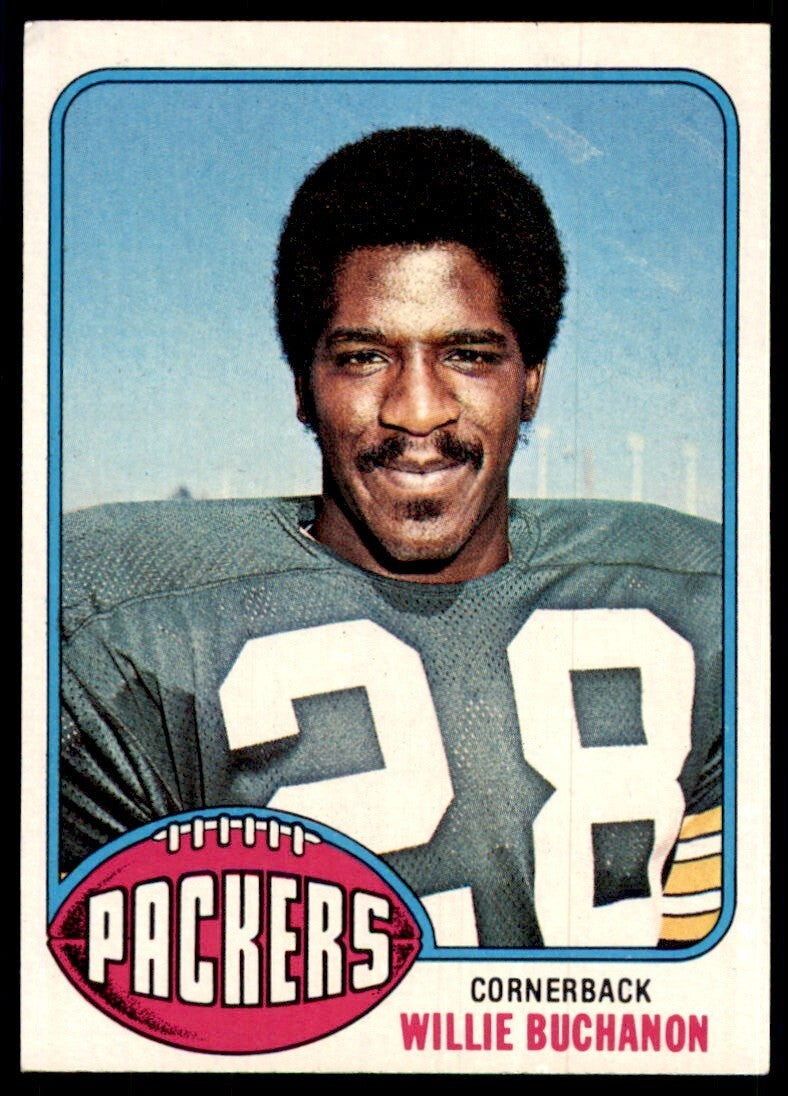 1976 Topps Willie Buchanon Football Cards #19