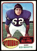 1976 Topps Ed White Football Cards #230
