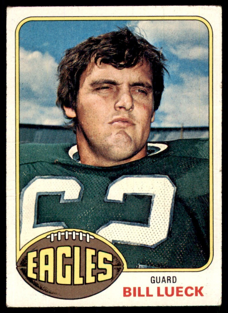 1976 Topps Bill Lueck Football Cards #439
