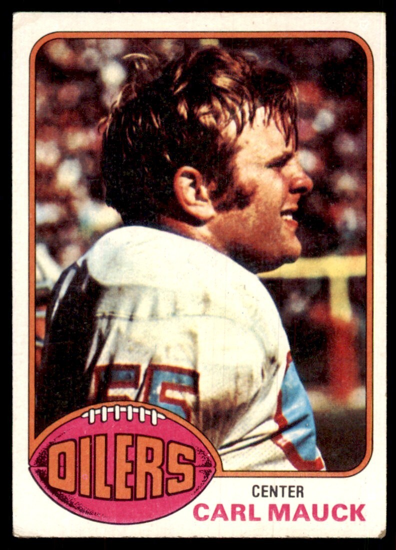 1976 Topps Carl Mauck Football Cards #357
