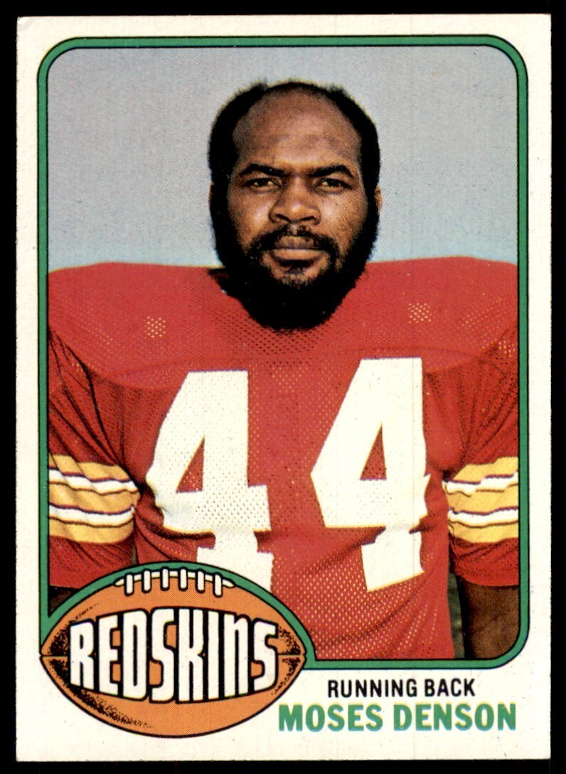 1976 Topps Moses Denson Football Cards #212