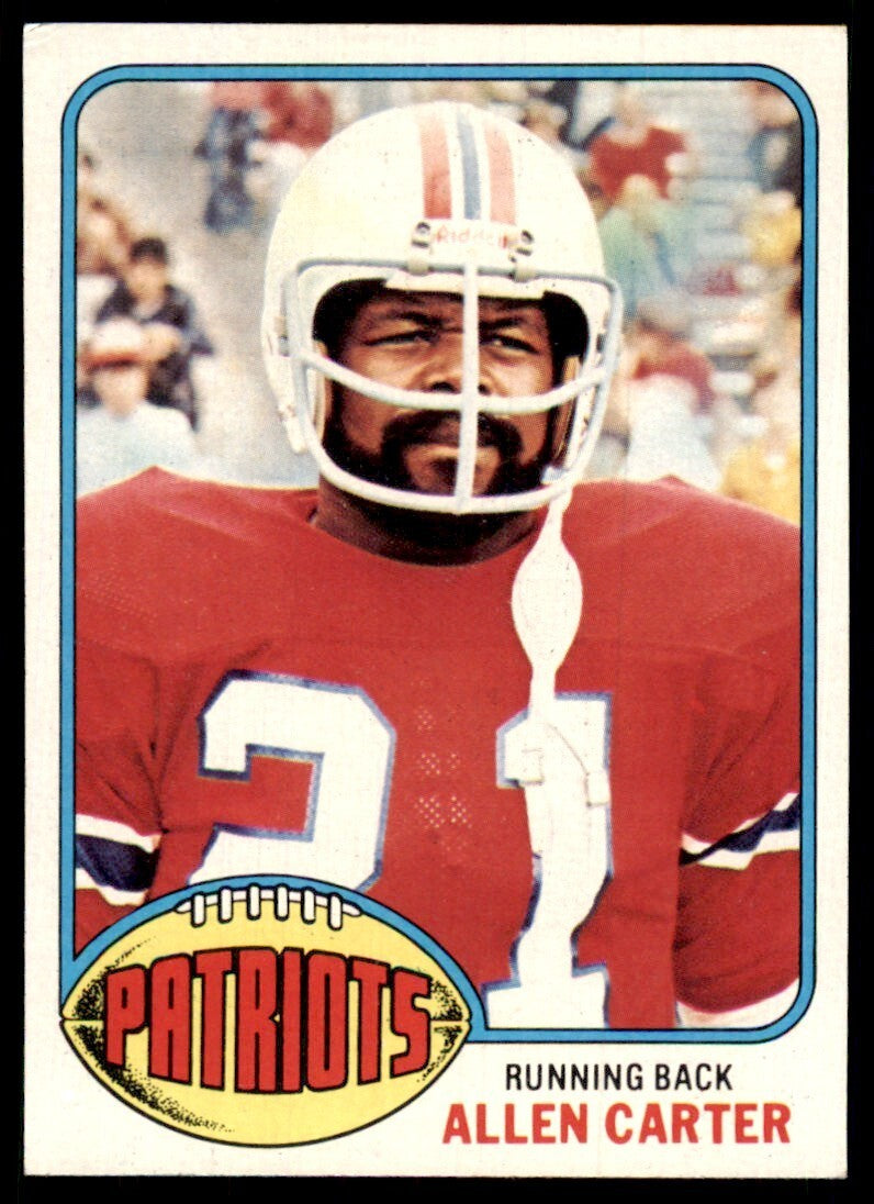 1976 Topps Allen Carter Football Cards #166