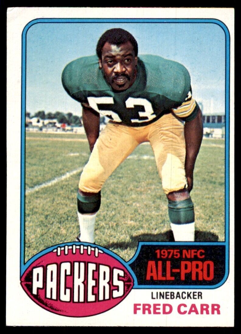 1976 Topps Fred Carr Football Cards #360